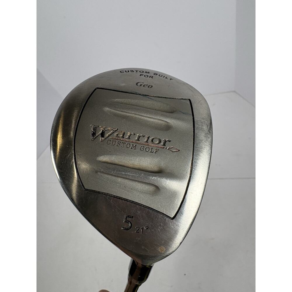 Warrior Custom Golf 5 Fairway Wood 21 Deg Graphite Shaft Senior Flex RH C-134527